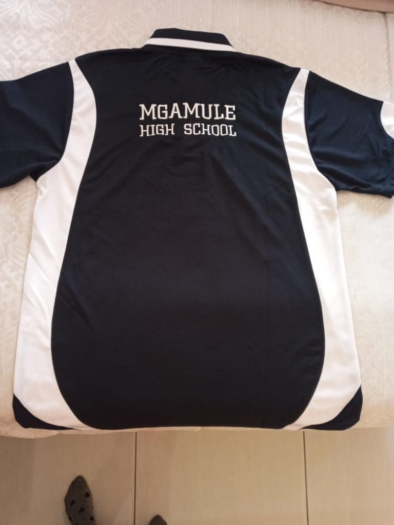 Mgamule high school Branded Navy Back Golfer